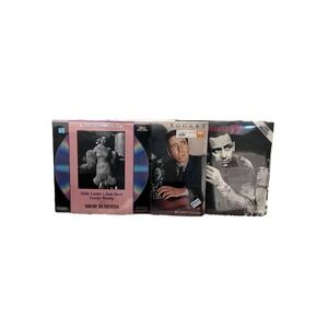 Lot of 3 Vintage LaserDiscs The Maltese Falcon Stalag 17 Show Business Sealed